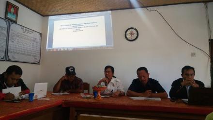 Musrenbang  Mengenai Refocusing Padat Karya Tunai di Desa Wanagiri Tahun 2018